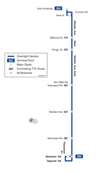 File:Toronto Transit Commission route 353 map (06-2015)-a.gif