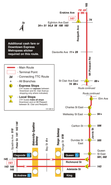 File:Toronto Transit Commission route 141 map (2012)-a.png