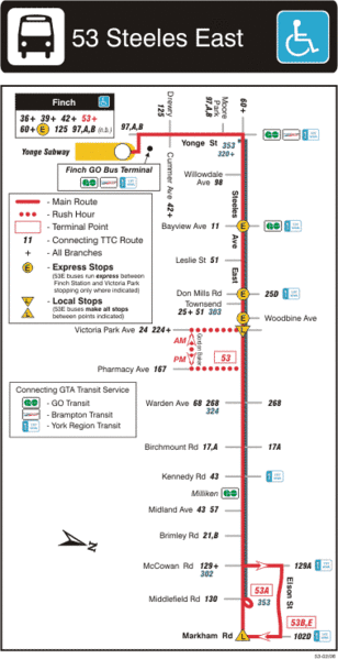 File:Toronto Transit Commission route 53 map (03-2006)-a.gif