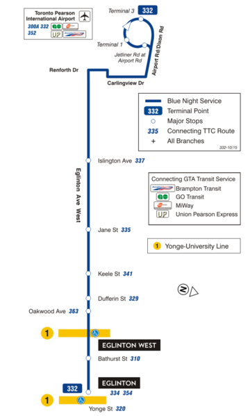 File:Toronto Transit Commission route 332 map (10-2015)-a.png